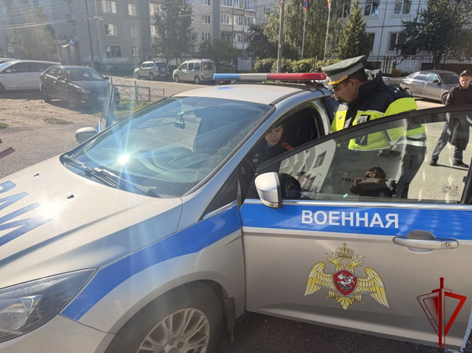 Инспекторы военной автомобильной инспекции регионального Управления Росгвардии  присоединились к акции «Внимание, школа!»