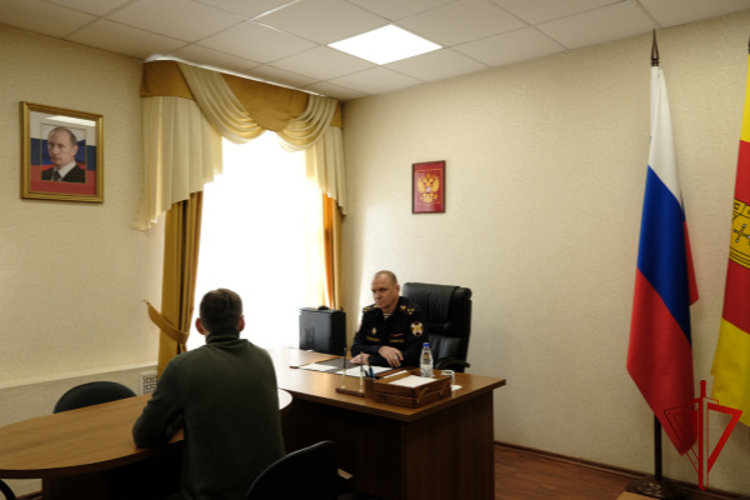    Начальник Управления Росгвардии по Тверской области  провел личный прием граждан